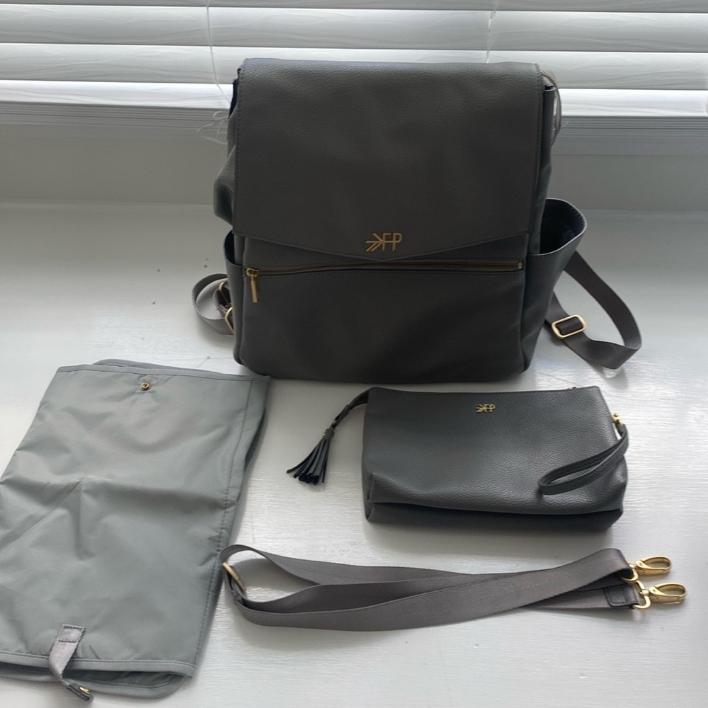 Freshly Picked Classic diaper bag and zip pouch set